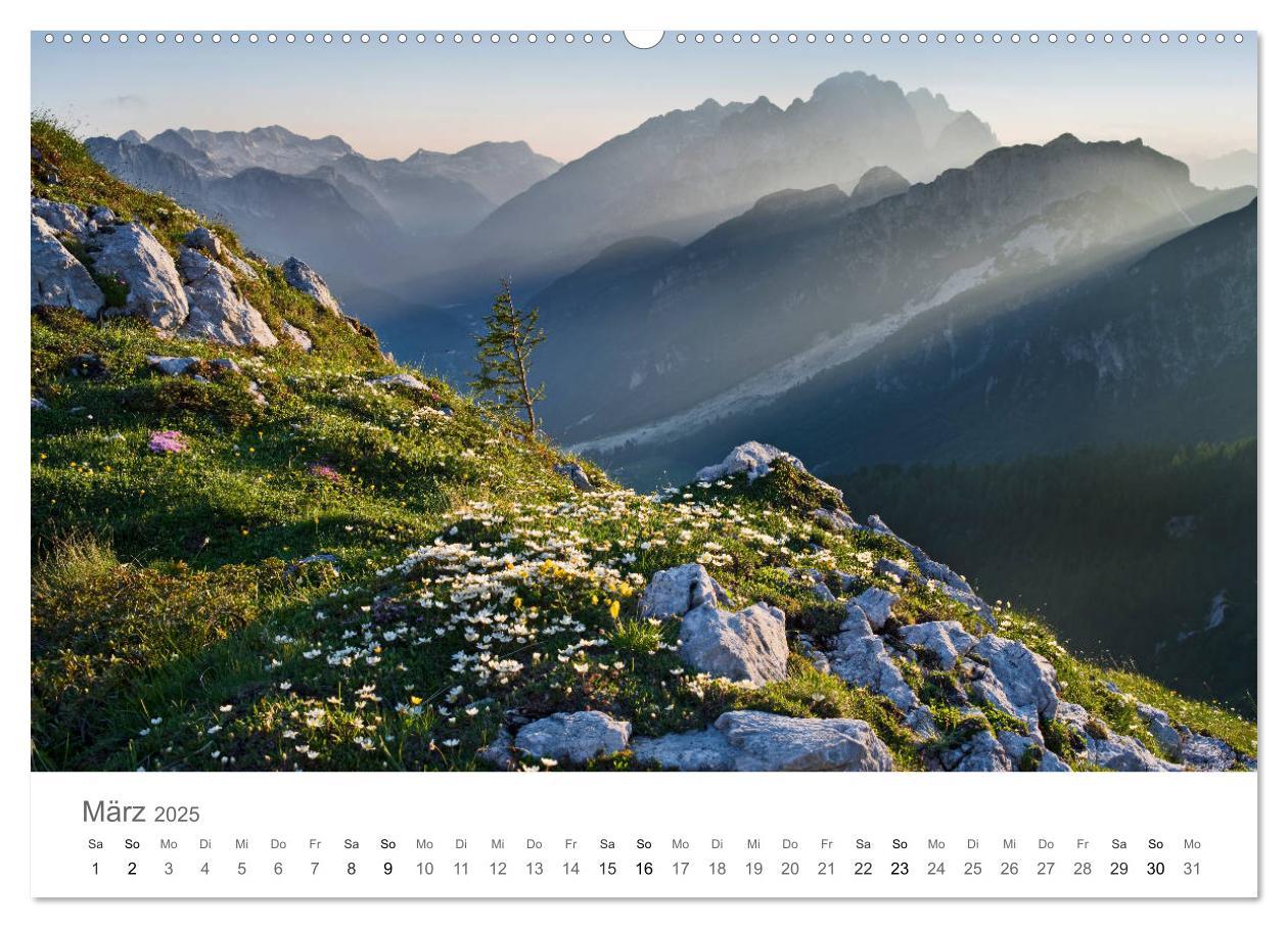 Bild: 9783435375769 | Die Schönheit der Alpen (Wandkalender 2025 DIN A2 quer), CALVENDO...