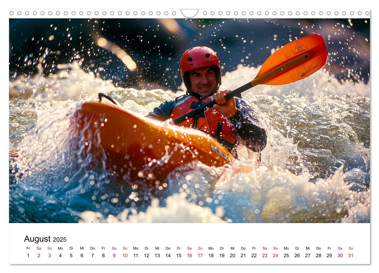 Bild: 9783457140109 | Kajak Erlebnisse (Wandkalender 2025 DIN A3 quer), CALVENDO...