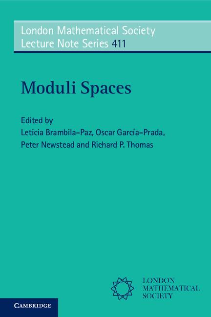 Cover: 9781107636385 | Moduli Spaces | Leticia Brambila-Paz (u. a.) | Taschenbuch | Englisch