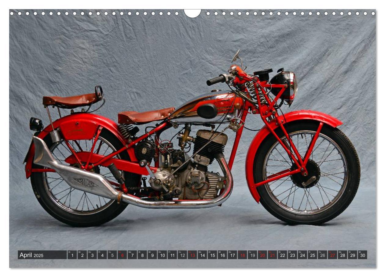 Bild: 9783435685639 | Deutsche Motorrad Oldtimer (Wandkalender 2025 DIN A3 quer),...