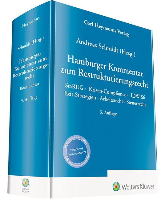 Cover: 9783452297662 | Hamburger Kommentar zum Restrukturierungsrecht | Andreas Schmidt