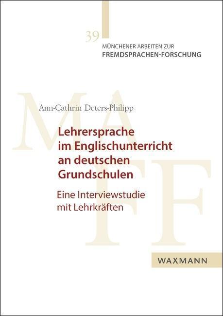 Cover: 9783830938057 | Lehrersprache im Englischunterricht an deutschen Grundschulen | Buch