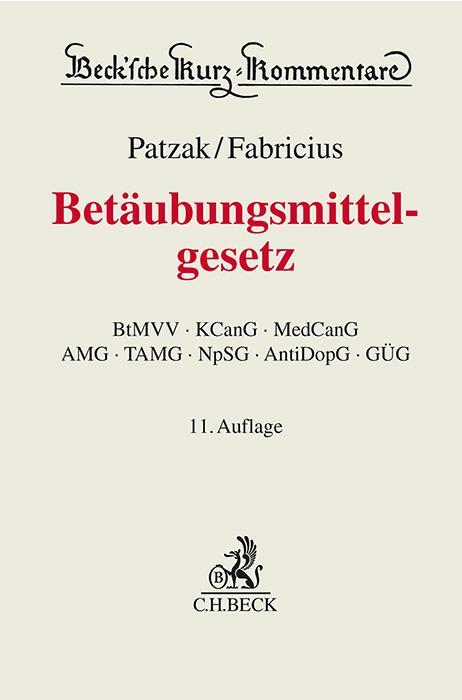 Cover: 9783406807794 | Betäubungsmittelgesetz | Harald Hans Körner (u. a.) | Taschenbuch