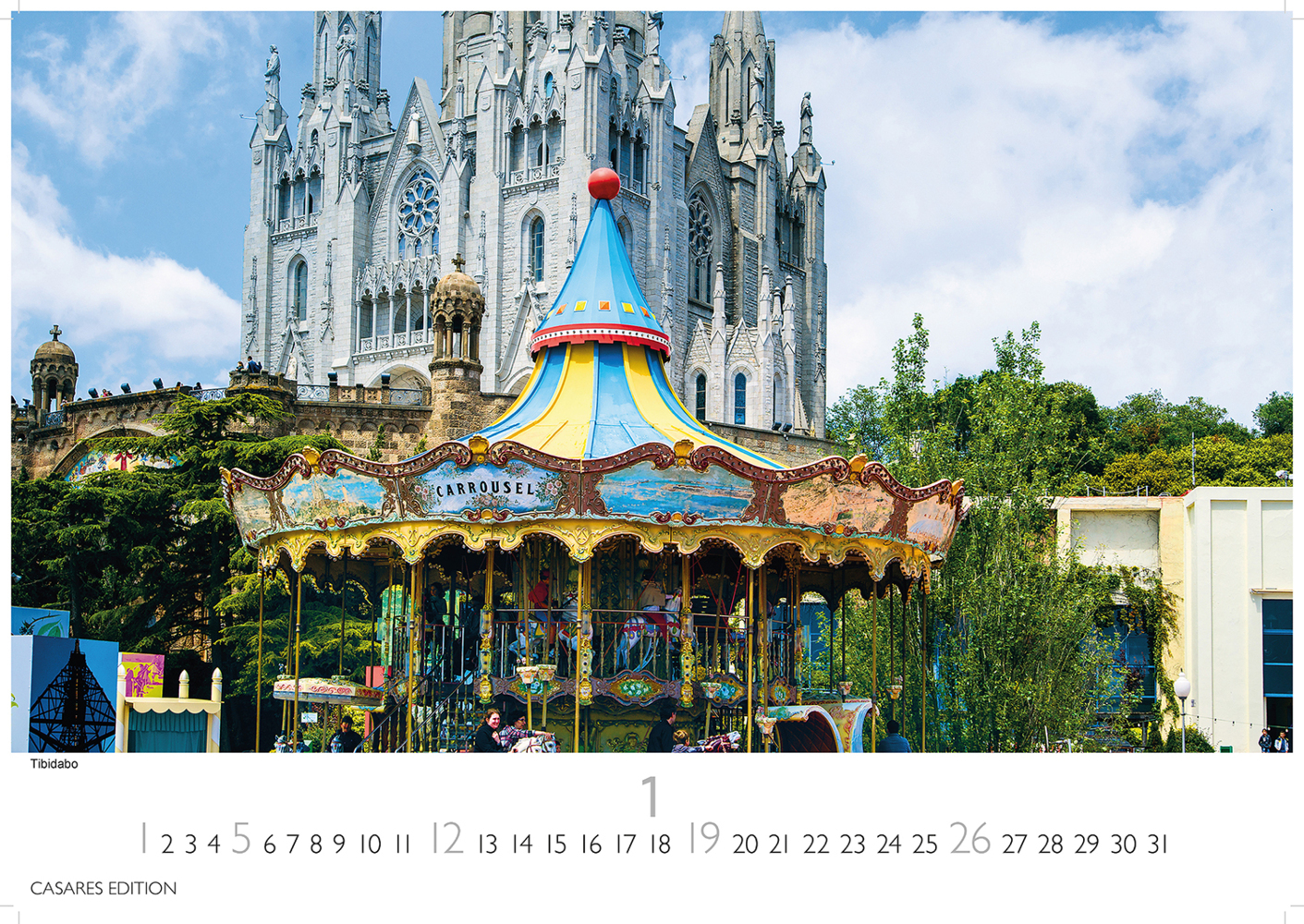 Bild: 9781835240281 | Barcelona 2025 L 35x50cm | Kalender | 14 S. | Deutsch | 2025