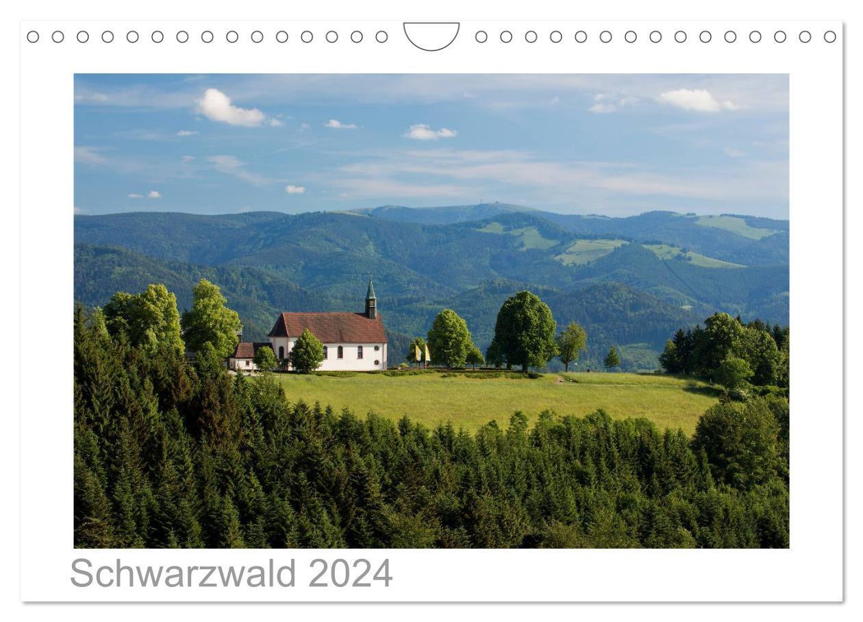 Cover: 9783383610639 | Schwarzwald 2024 (Wandkalender 2024 DIN A4 quer), CALVENDO...