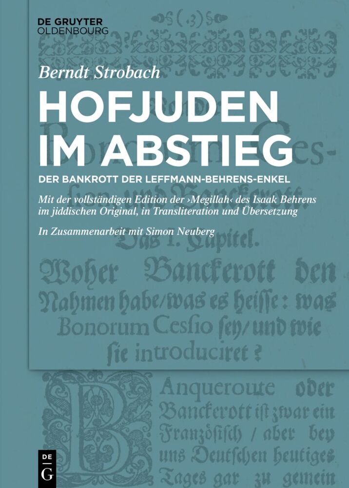 Cover: 9783110721263 | Hofjuden im Abstieg: Der Bankrott der Leffmann-Behrens-Enkel | Buch