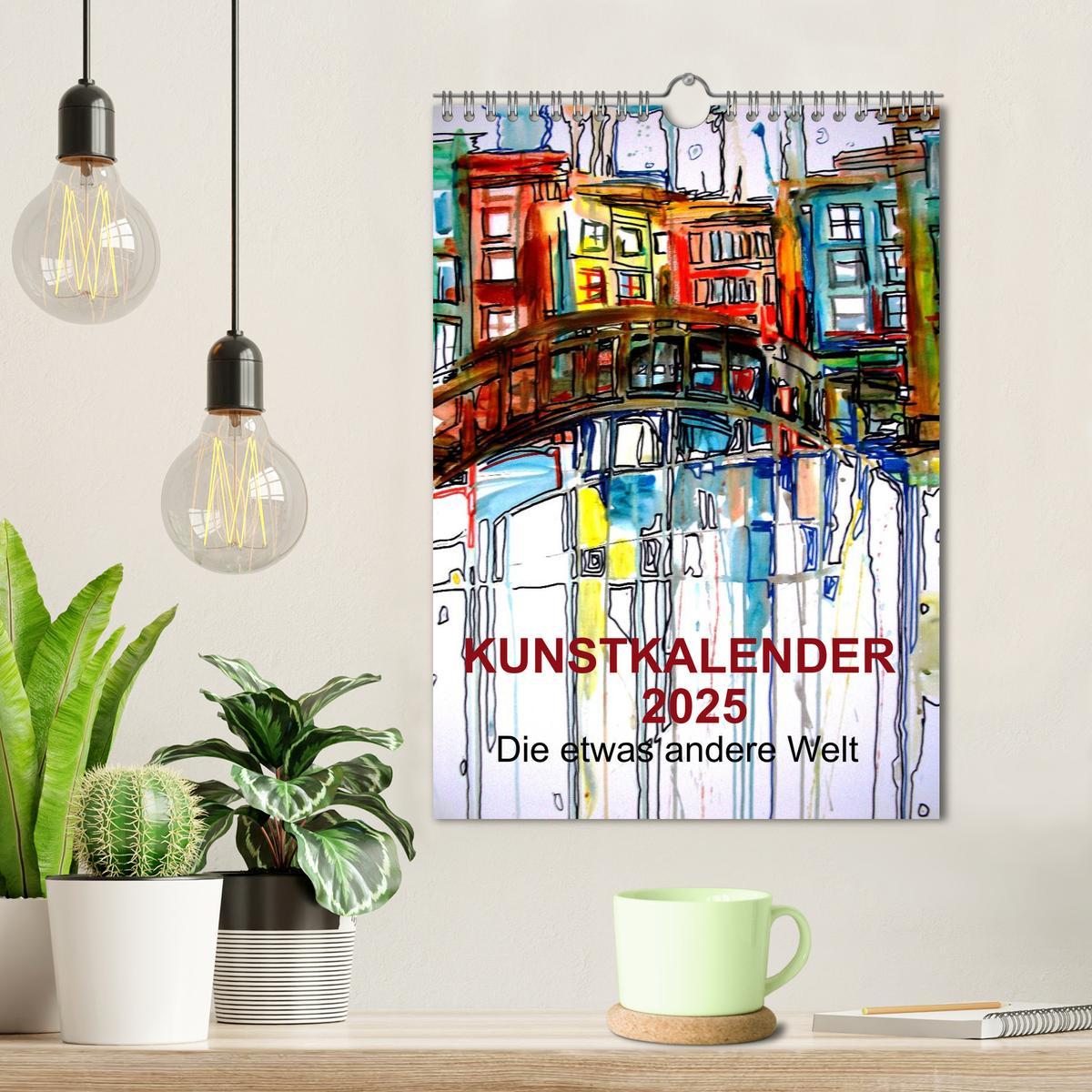 Bild: 9783457050309 | Kunstkalender 2025 "Die etwas andere Welt" (Wandkalender 2025 DIN...