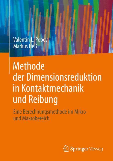 Cover: 9783642326721 | Methode der Dimensionsreduktion in Kontaktmechanik und Reibung | Buch