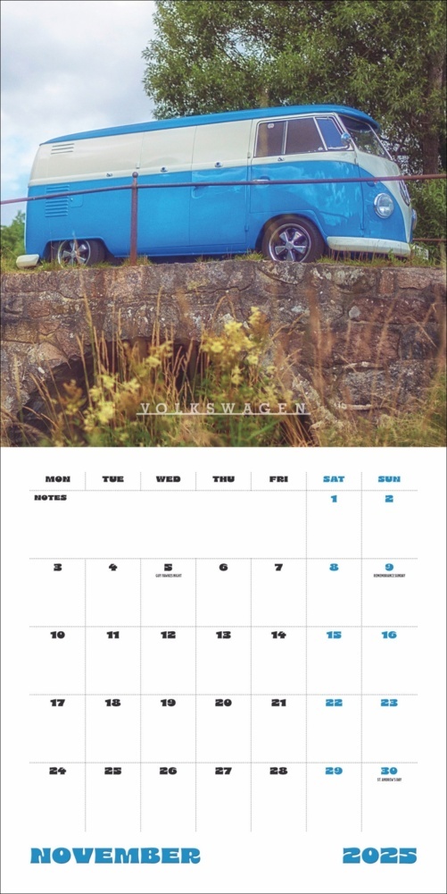 Bild: 9783840196799 | Camper Vans Broschurkalender 2025 | Kalender | 28 S. | Englisch | 2025