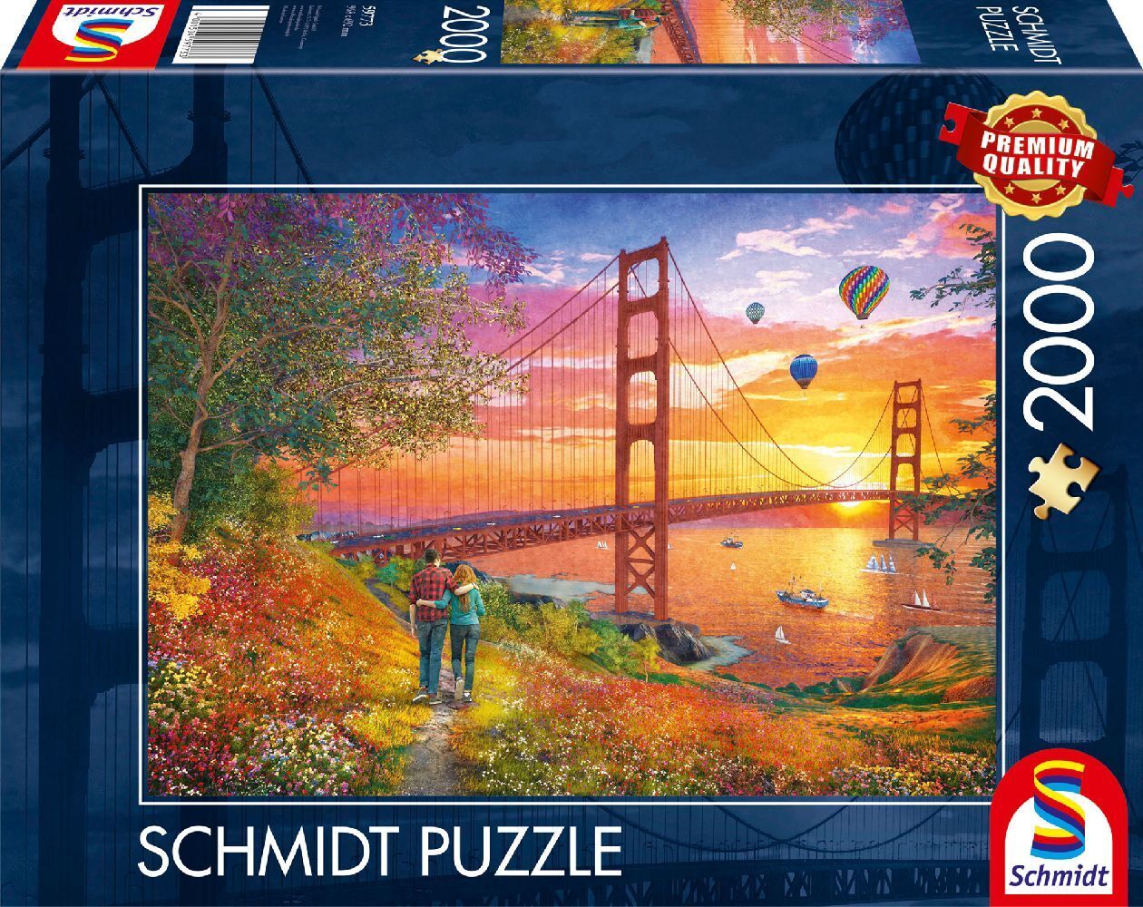 Cover: 4001504597733 | Spaziergang zur Golden Gate Bridge | Spiel | Schachtel | 59773 | 2024
