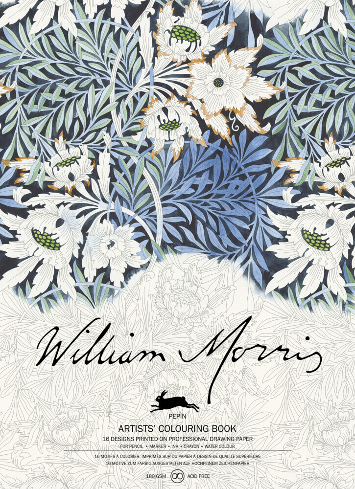 Cover: 9789460098208 | William Morris | Artists' Colouring Book | Pepin van Roojen | Buch