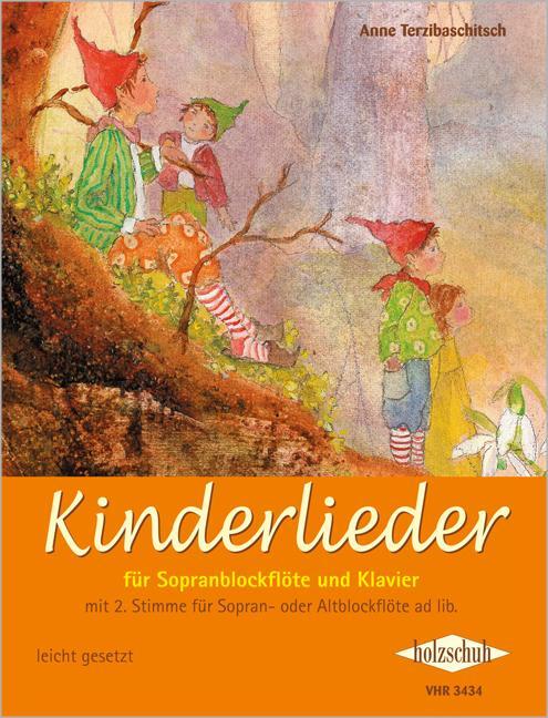 Cover: 4031659034340 | Kinderlieder für Sopranblockflöte und Klavier | Anne Terzibaschitsch