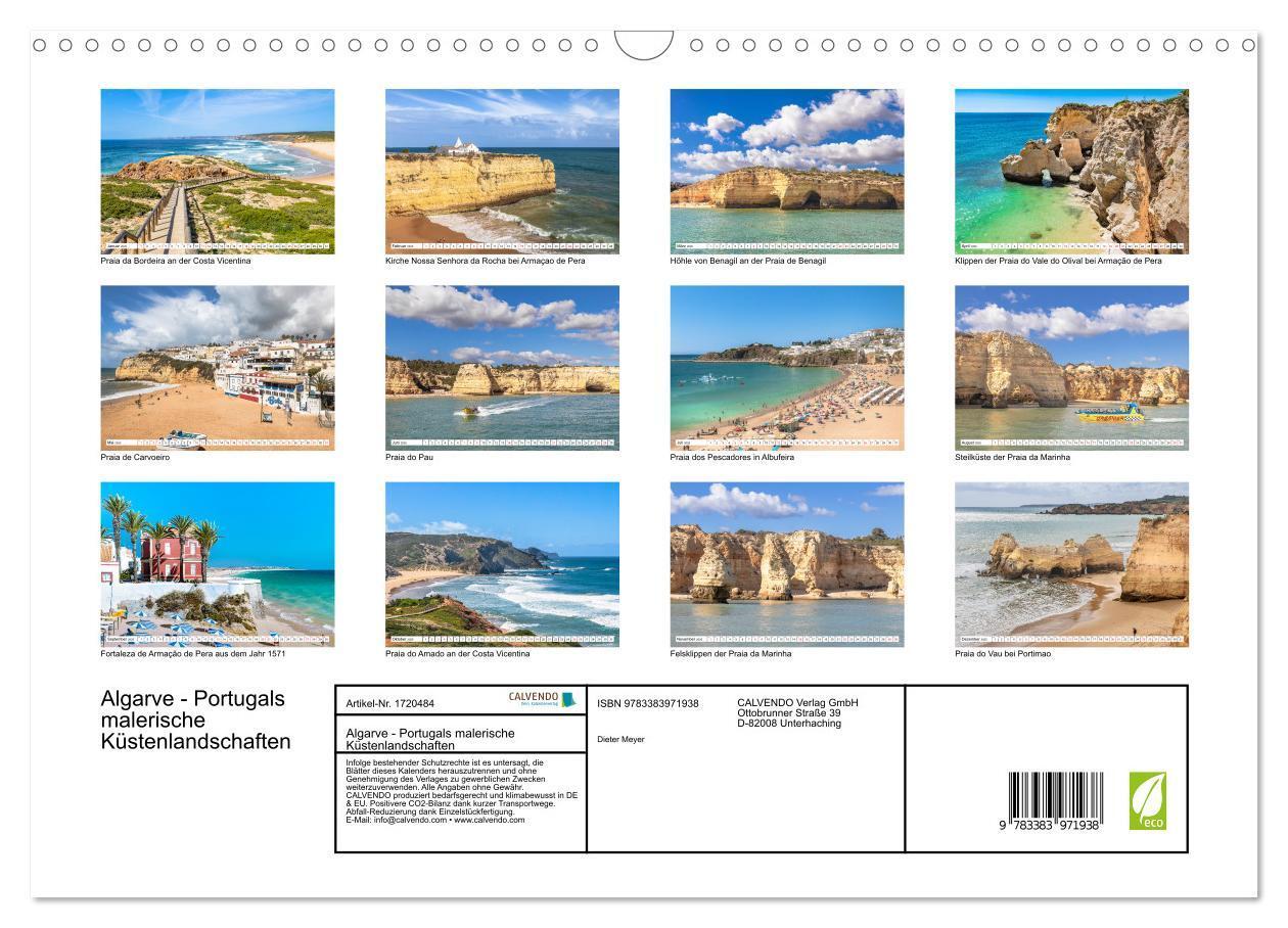 Bild: 9783383971938 | Algarve - Portugals malerische Küstenlandschaften (Wandkalender...