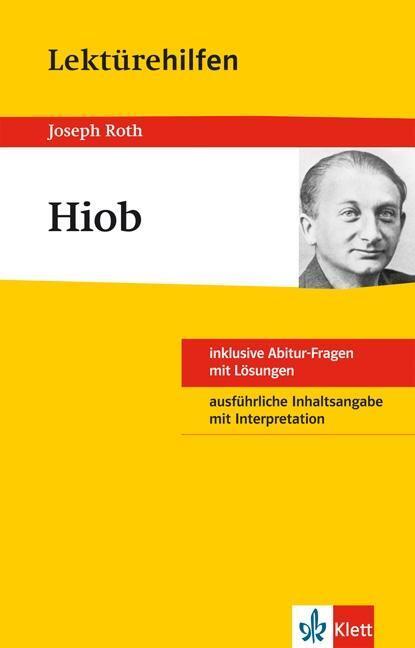Cover: 9783129230763 | Klett Lektürehilfen Joseph Roth, Hiob | Elisabeth Kaltenbach | Buch