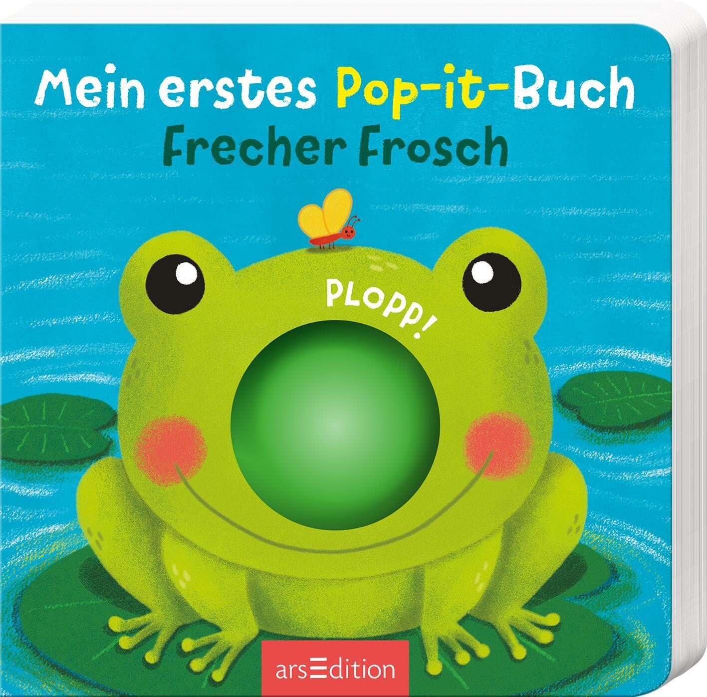 Cover: 9783845851310 | Mein erstes Pop-it-Buch - Frecher Frosch | Plopp! | Buch | 10 S.