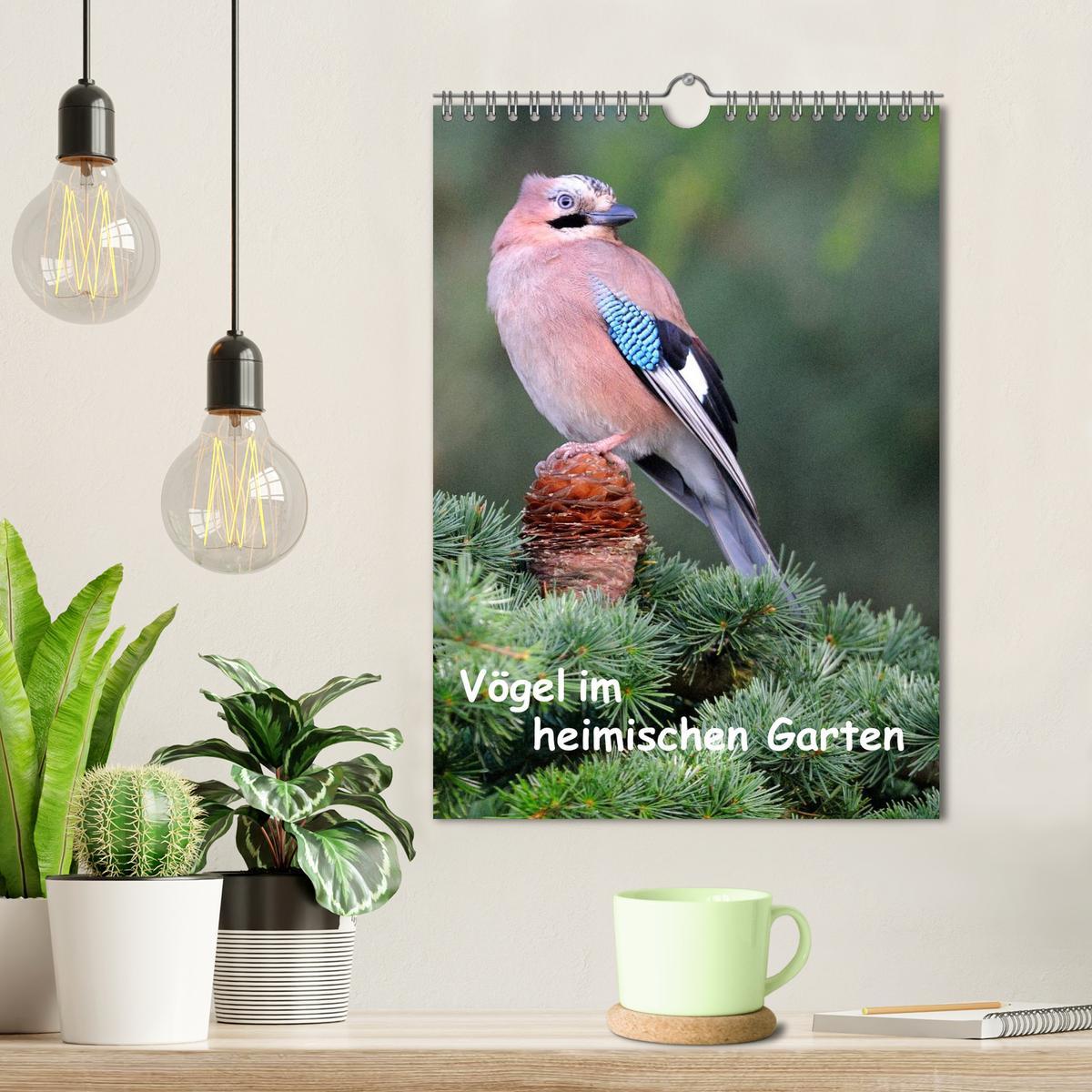 Bild: 9783457043684 | Vögel im heimischen Garten (Wandkalender 2025 DIN A4 hoch),...