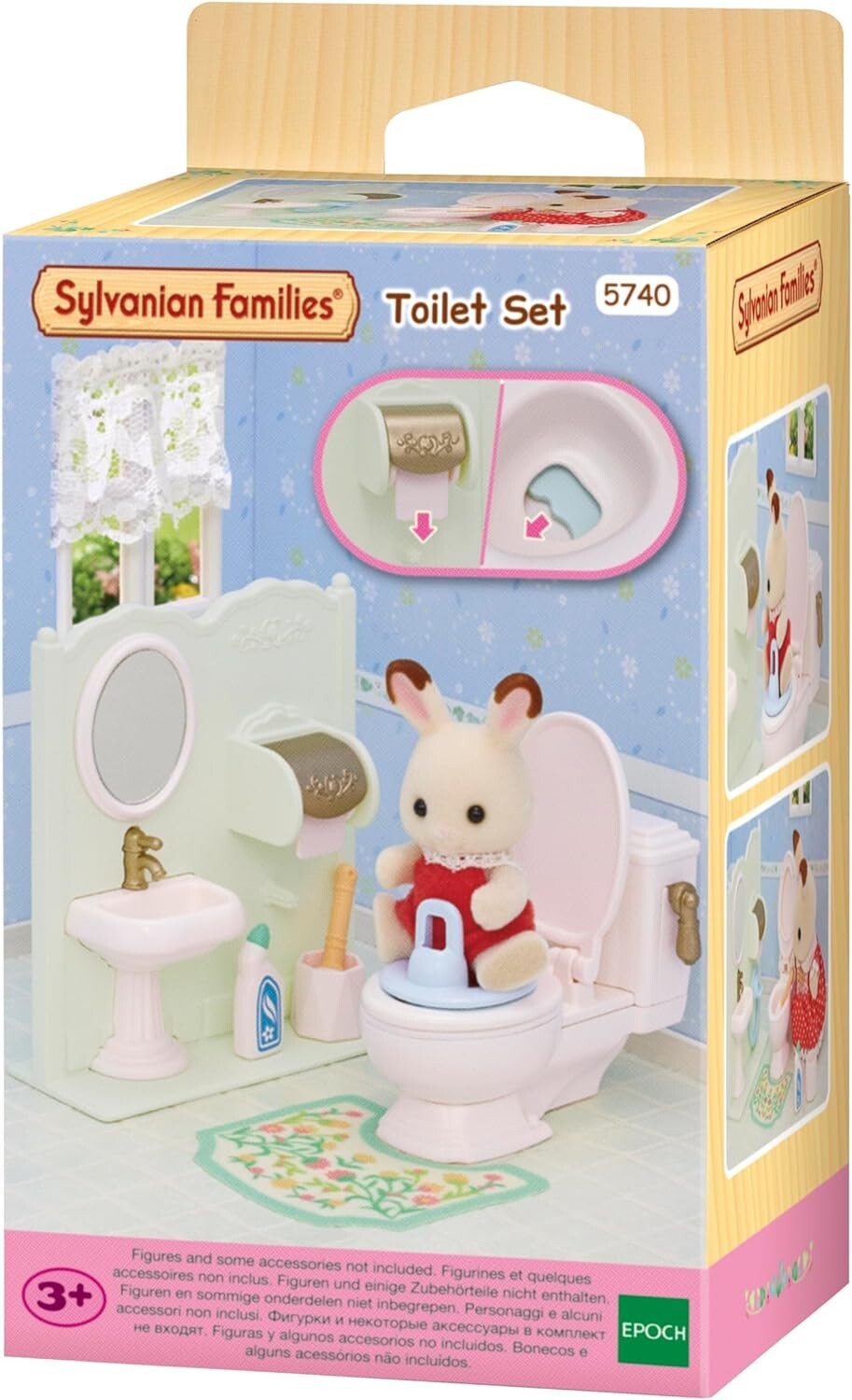 Cover: 5054131057407 | Sylvanian Families 5740 - Toilet Set, Toiletten Set, Spielset,...