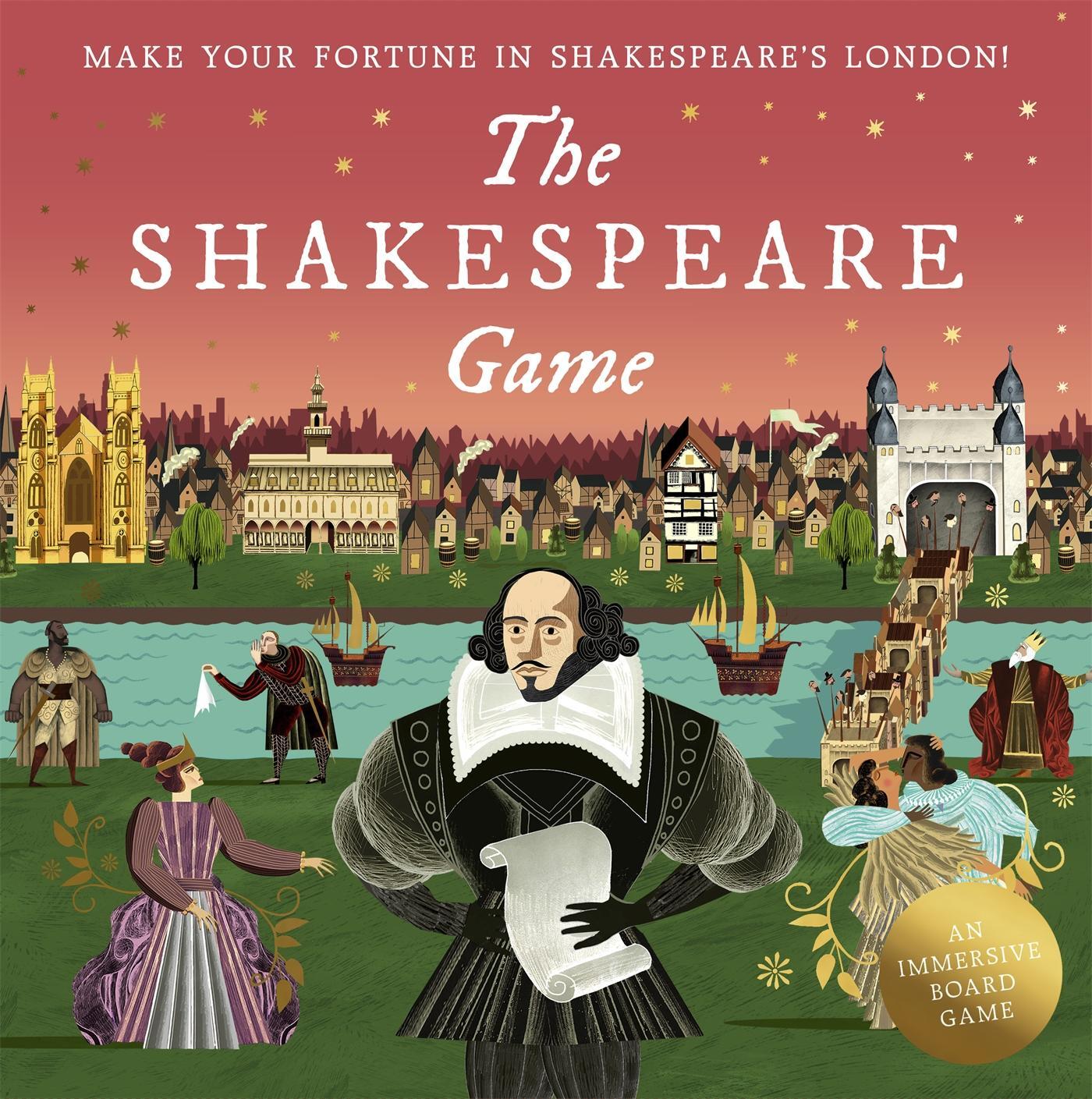 Cover: 9780857829184 | The Shakespeare Game: Make Your Fortune in Shakespeare's London: An...