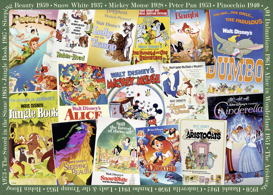Bild: 4005556198740 | Disney Vintage Movie Poster (Puzzle) | Spiel | In Spielebox | 19874