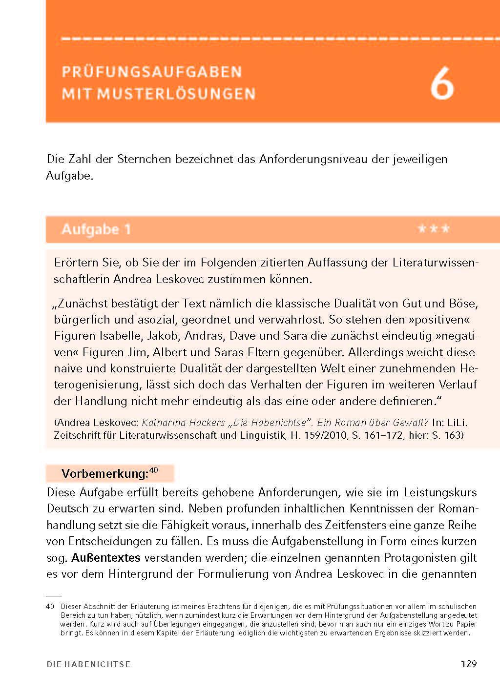 Bild: 9783804420649 | Die Habenichtse - Textanalyse und Interpretation | Katharina Hacker