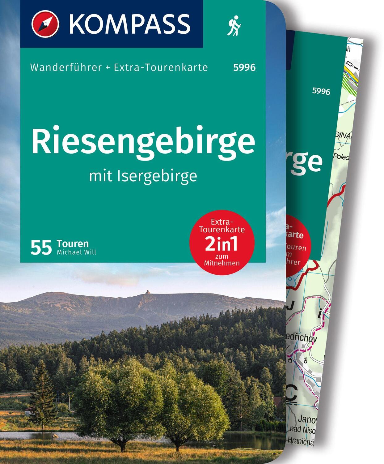 Cover: 9783991214793 | KOMPASS Wanderführer Riesengebirge mit Isergebirge, 55 Touren | Will