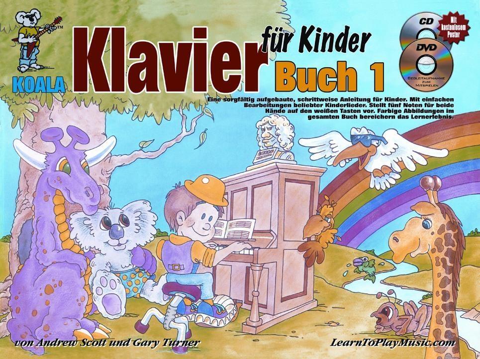 Cover: 9789829150080 | Klavier für Kinder 1 | Mit CD, DVD und Poster | Scott | Broschüre