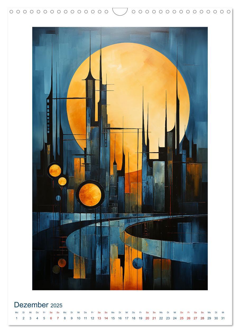 Bild: 9783383828577 | ART DECO City (Wandkalender 2025 DIN A3 hoch), CALVENDO Monatskalender