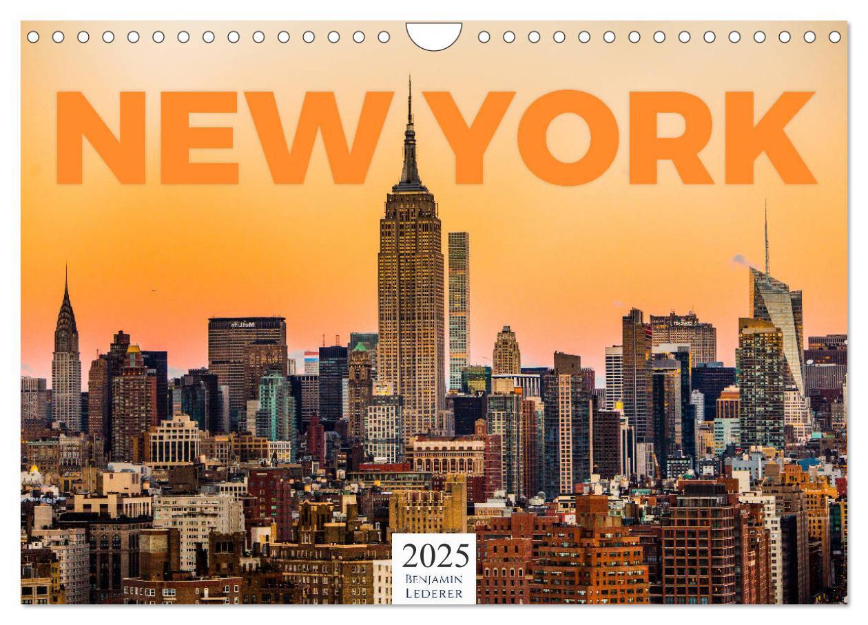 Cover: 9783435212668 | New York - Eine Weltstadt (Wandkalender 2025 DIN A4 quer), CALVENDO...