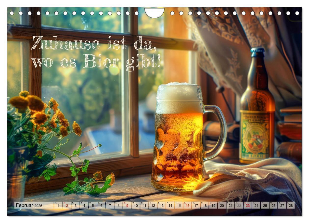 Bild: 9783383783944 | Ich brauch mehr Vitamin Bier (Wandkalender 2025 DIN A4 quer),...