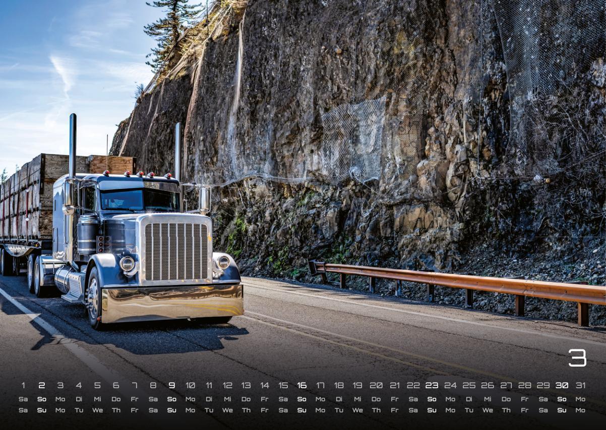 Bild: 9783986734114 | Trucks - Könige der Straße - LKW - 2025 - Kalender DIN A3 | de | 2025