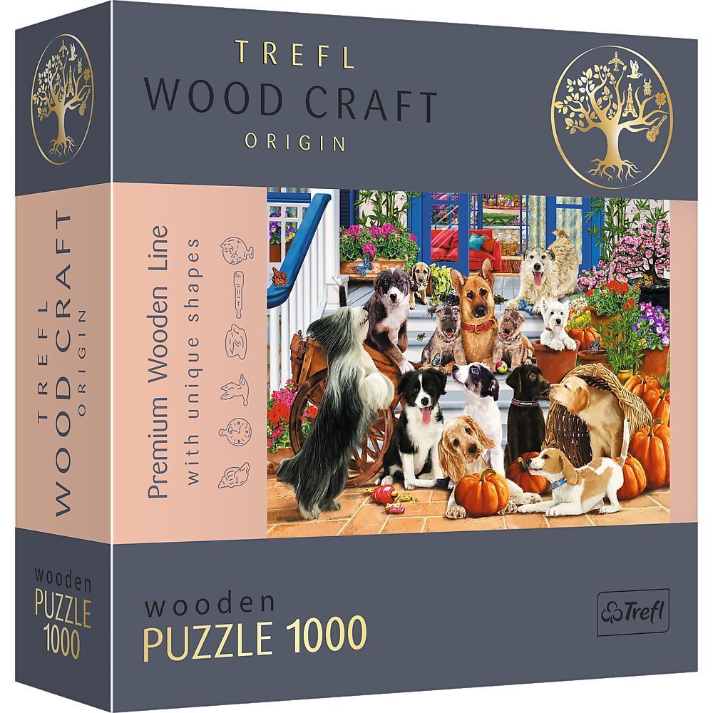 Cover: 5900511201499 | Holz Puzzle 1000 - Hunde | Spiel | Kartonage | 20149 | Deutsch | Trefl