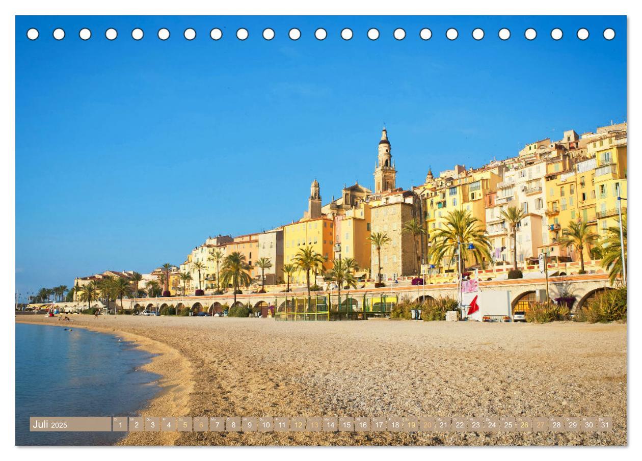 Bild: 9783383776700 | Lebendige Cote d'Azur: Die azurblaue Küste (Tischkalender 2025 DIN...