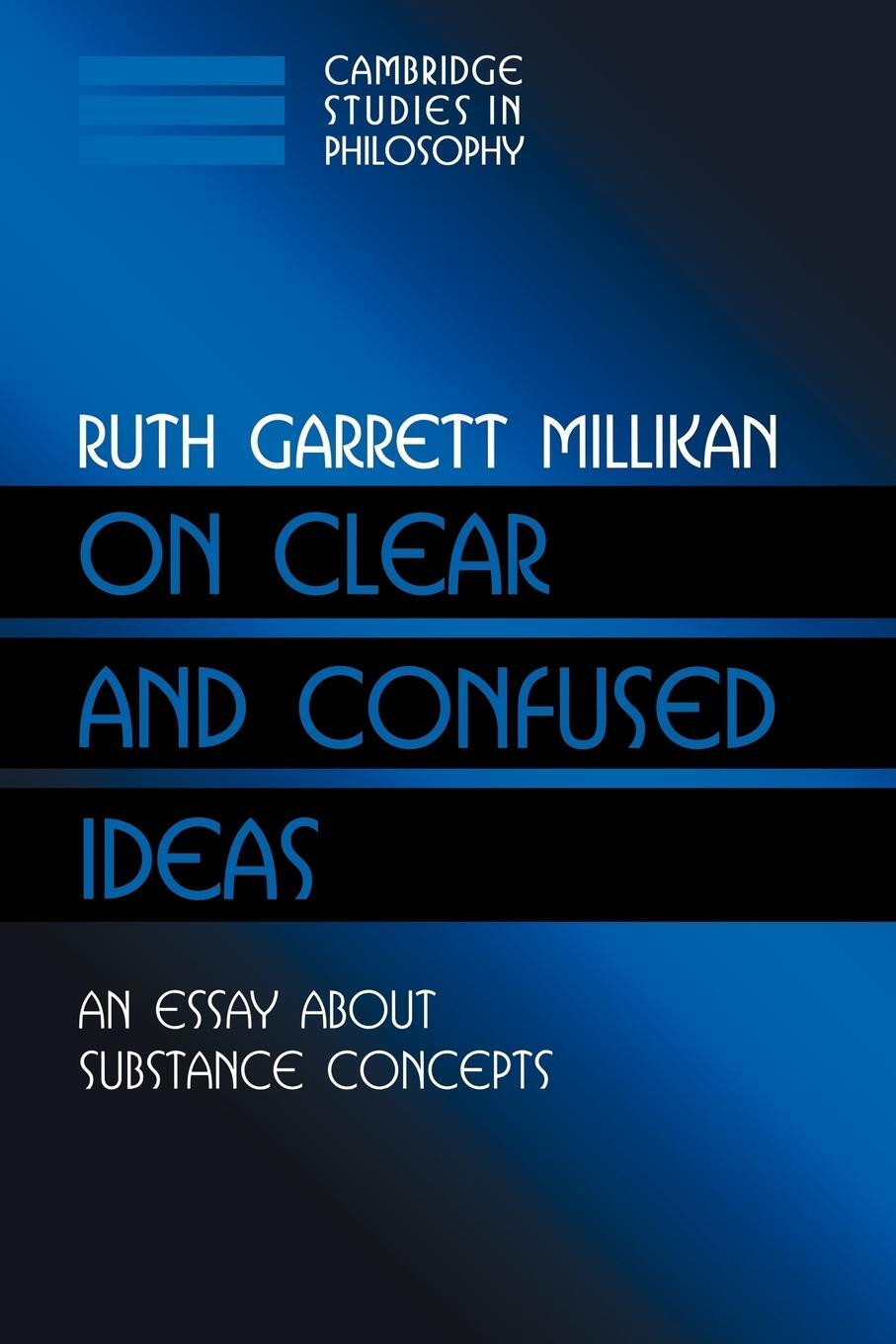 Cover: 9780521625531 | On Clear and Confused Ideas | An Essay about Substance Concepts | Buch