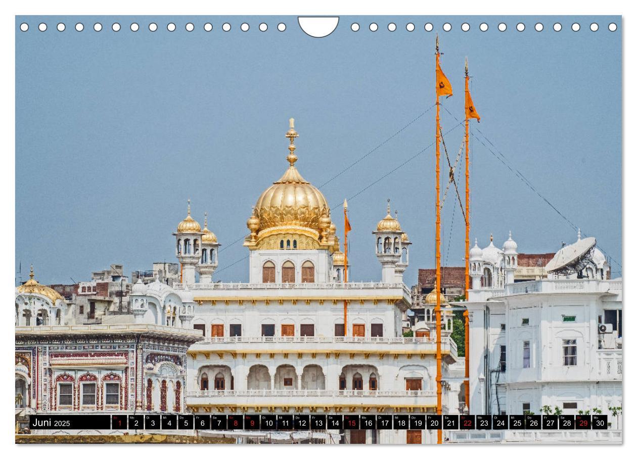 Bild: 9783435304080 | Amritsar - Der goldene Tempel (Wandkalender 2025 DIN A4 quer),...