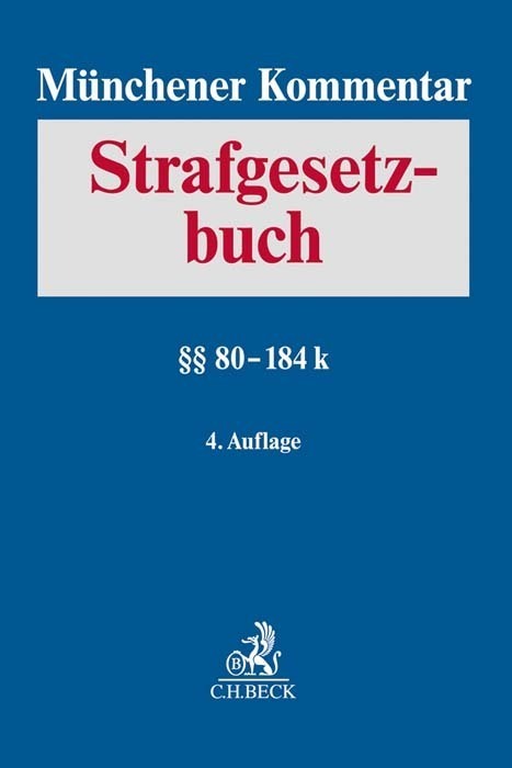 Cover: 9783406746031 | Münchener Kommentar zum Strafgesetzbuch Bd. 3: §§ 80-184k | Buch | XL