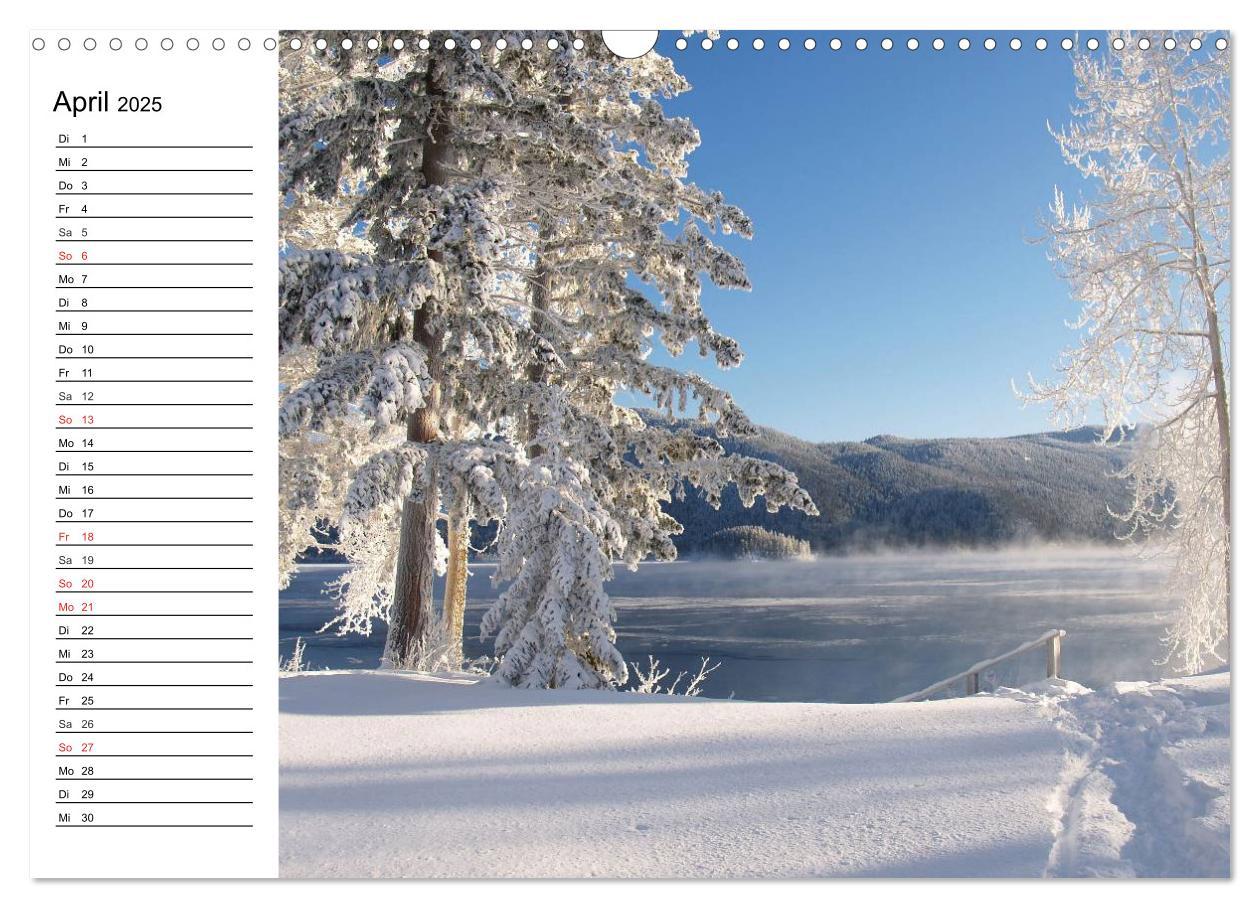 Bild: 9783435525201 | Wintermärchen. Landschaften im Schnee (Wandkalender 2025 DIN A3...