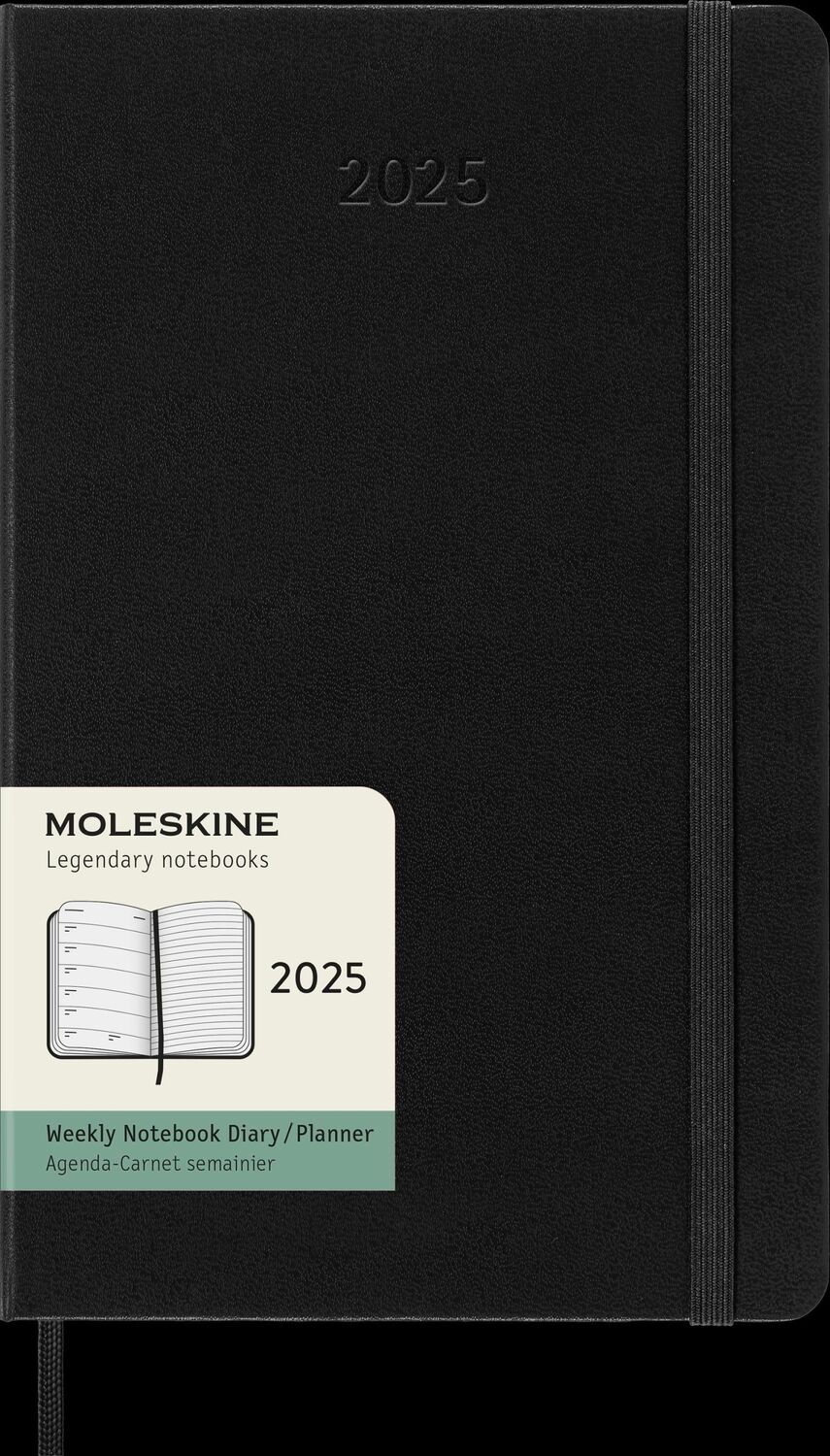 Bild: 8056999270278 | Moleskine Classic 12 Month 2025 Weekly Planner, Hard Cover, Large...