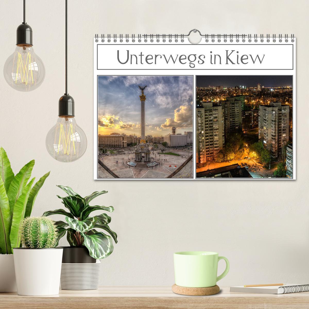 Bild: 9783435433483 | Unterwegs in Kiew (Wandkalender 2025 DIN A4 quer), CALVENDO...