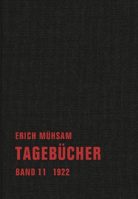 Cover: 9783940426871 | 1922 | Erich Mühsam | Buch | Mit Leseband | 2017 | Verbrecher Verlag