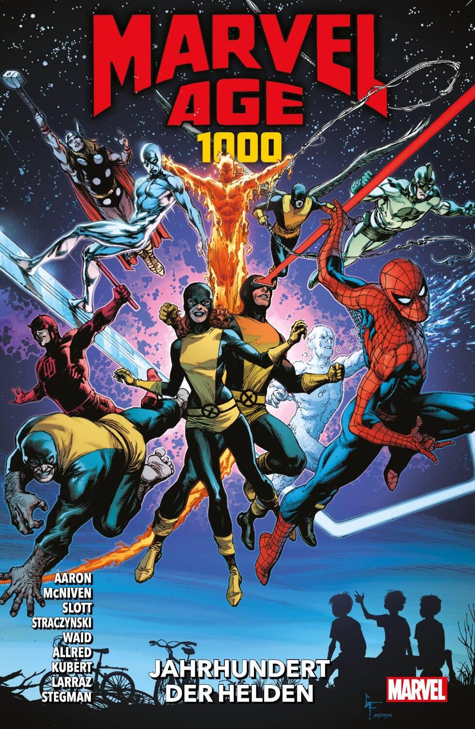 Cover: 9783741636677 | Marvel Age 1000: Jahrhundert der Helden | Jason Aaron (u. a.) | Buch