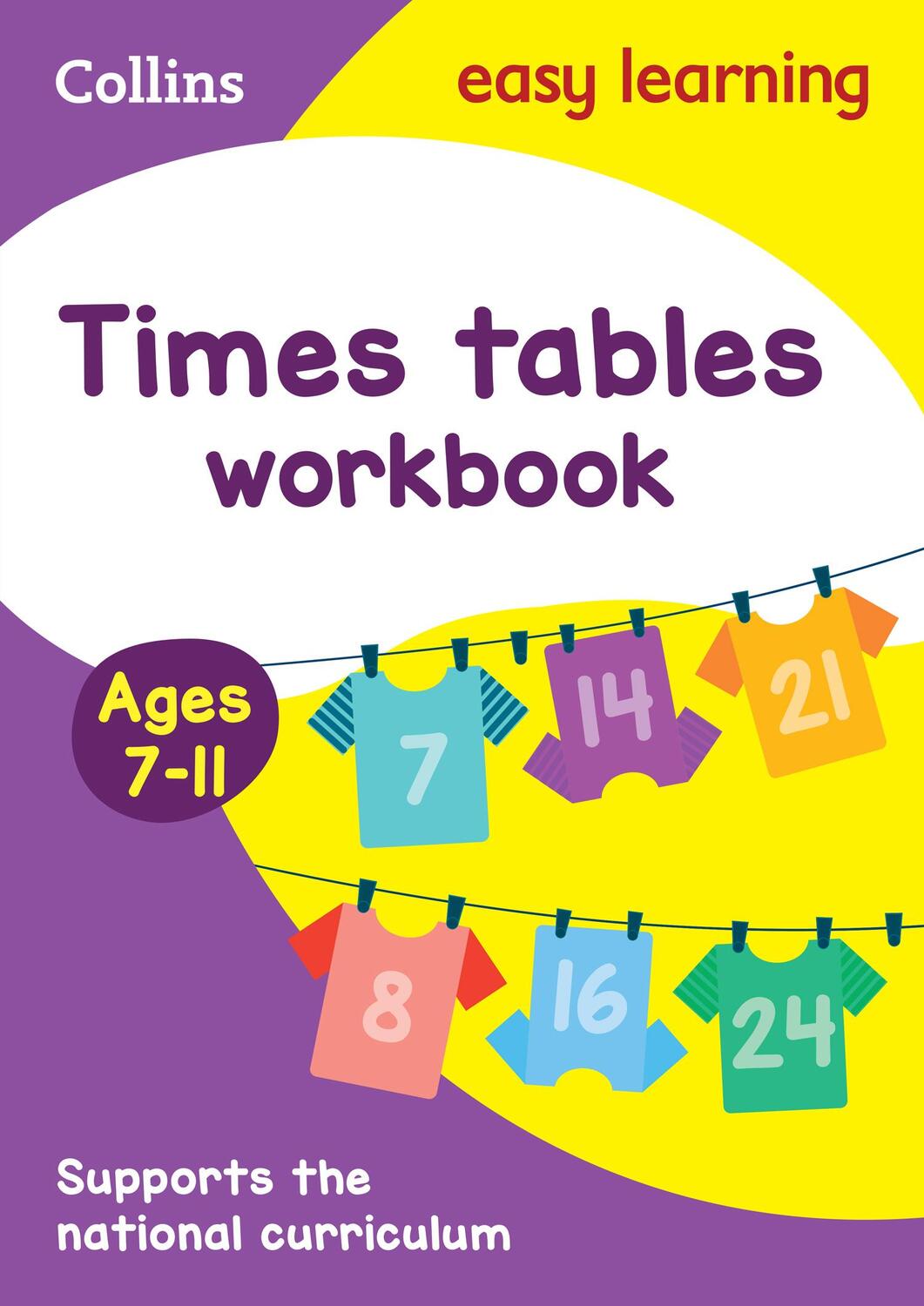 Cover: 9780008134419 | Times Tables Workbook Ages 7-11 | Ideal for Home Learning | Learning
