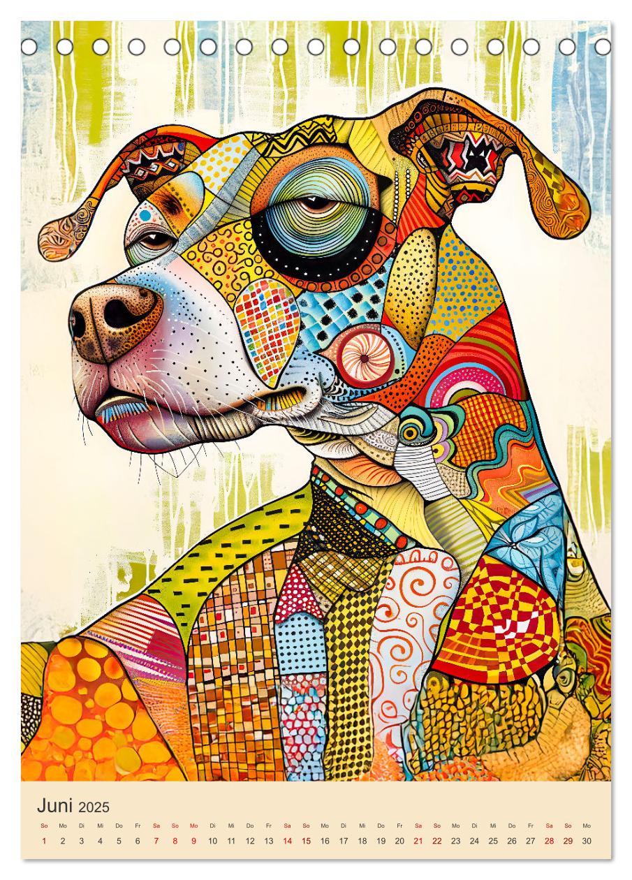 Bild: 9783457233979 | Pop-Art Hunde - Moderne, verrückte Hundeporträts (Tischkalender...