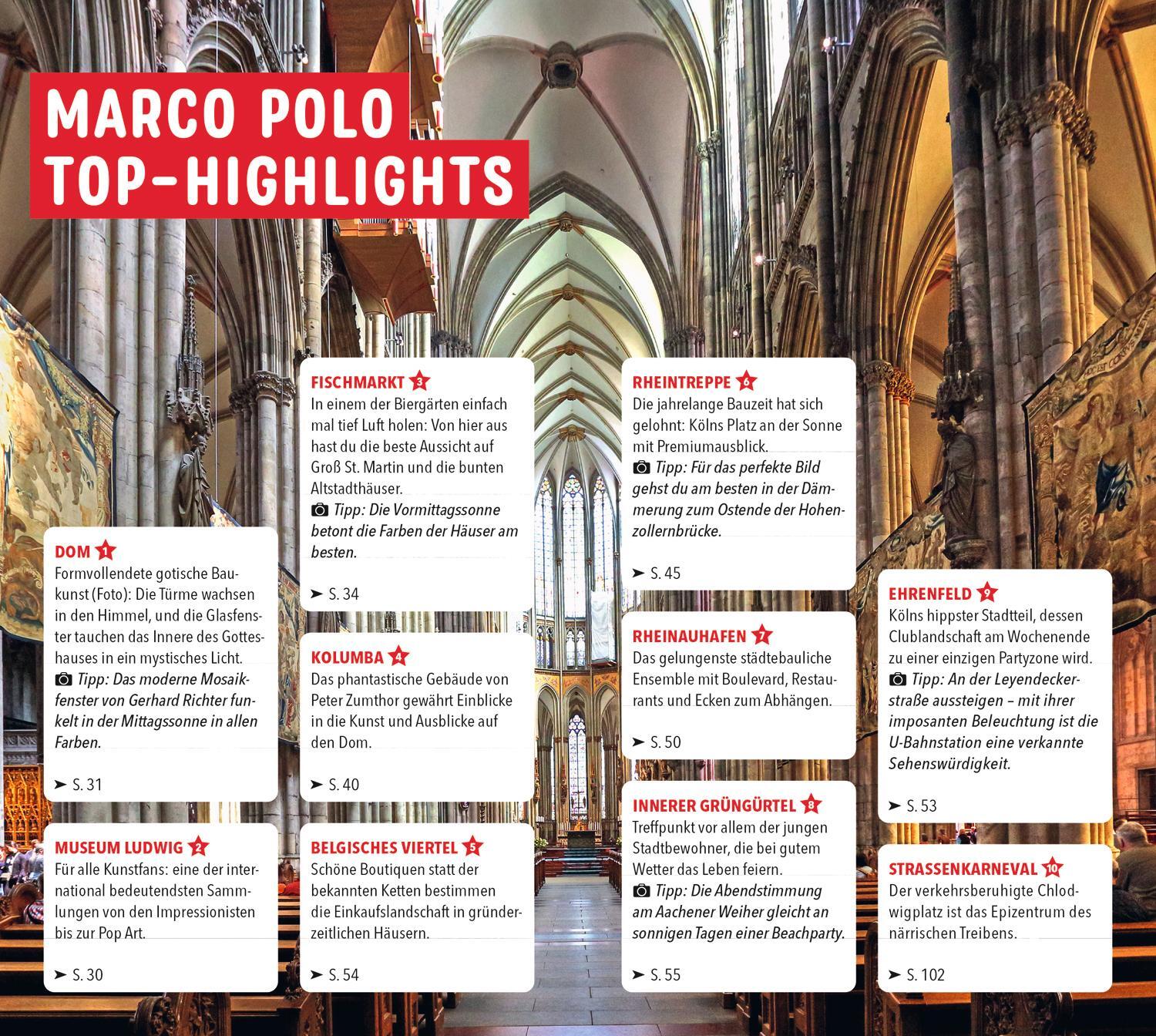 Bild: 9783829725941 | MARCO POLO Reiseführer Köln | Ralf Johnen (u. a.) | Taschenbuch | 2023