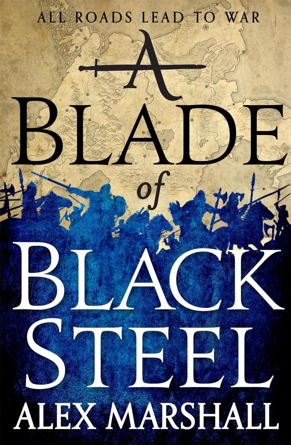 Cover: 9780356505718 | A Blade of Black Steel | Book Two of the Crimson Empire | Marshall