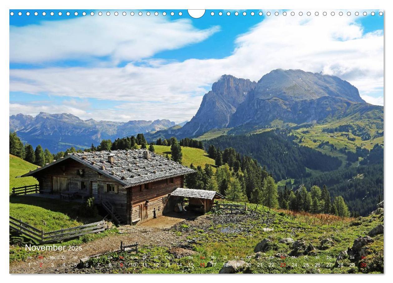 Bild: 9783435672264 | Urlaub auf der Seiser Alm (Wandkalender 2025 DIN A3 quer), CALVENDO...