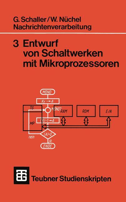 Cover: 9783519200536 | Nachrichtenverarbeitung Entwurf von Schaltwerken mit Mikroprozessoren