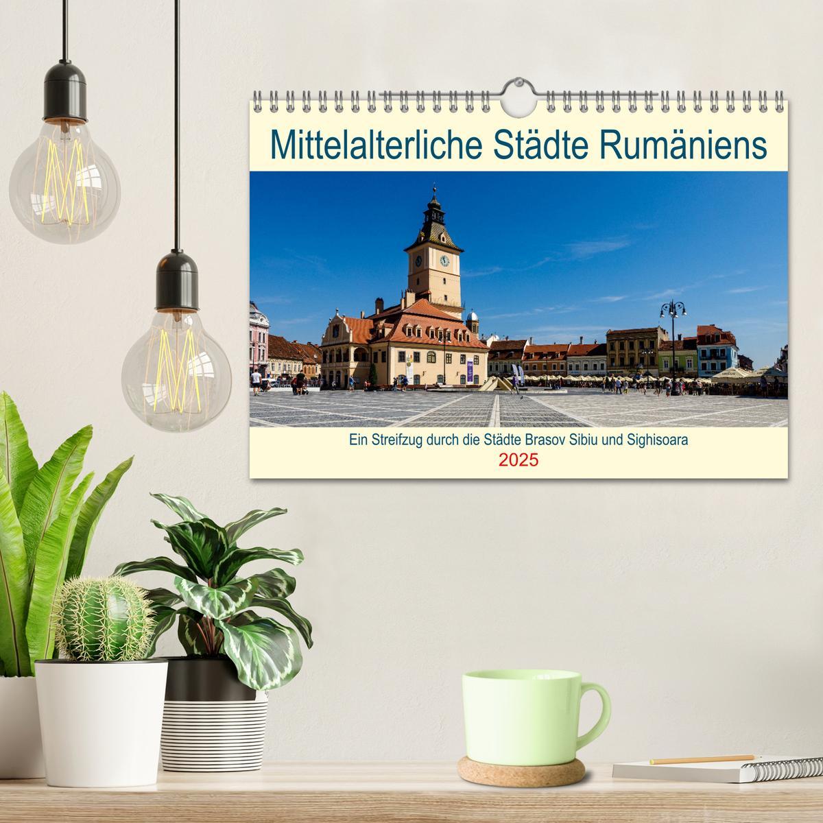 Bild: 9783383992858 | Mittelalterliche Städte Rumäniens (Wandkalender 2025 DIN A4 quer),...