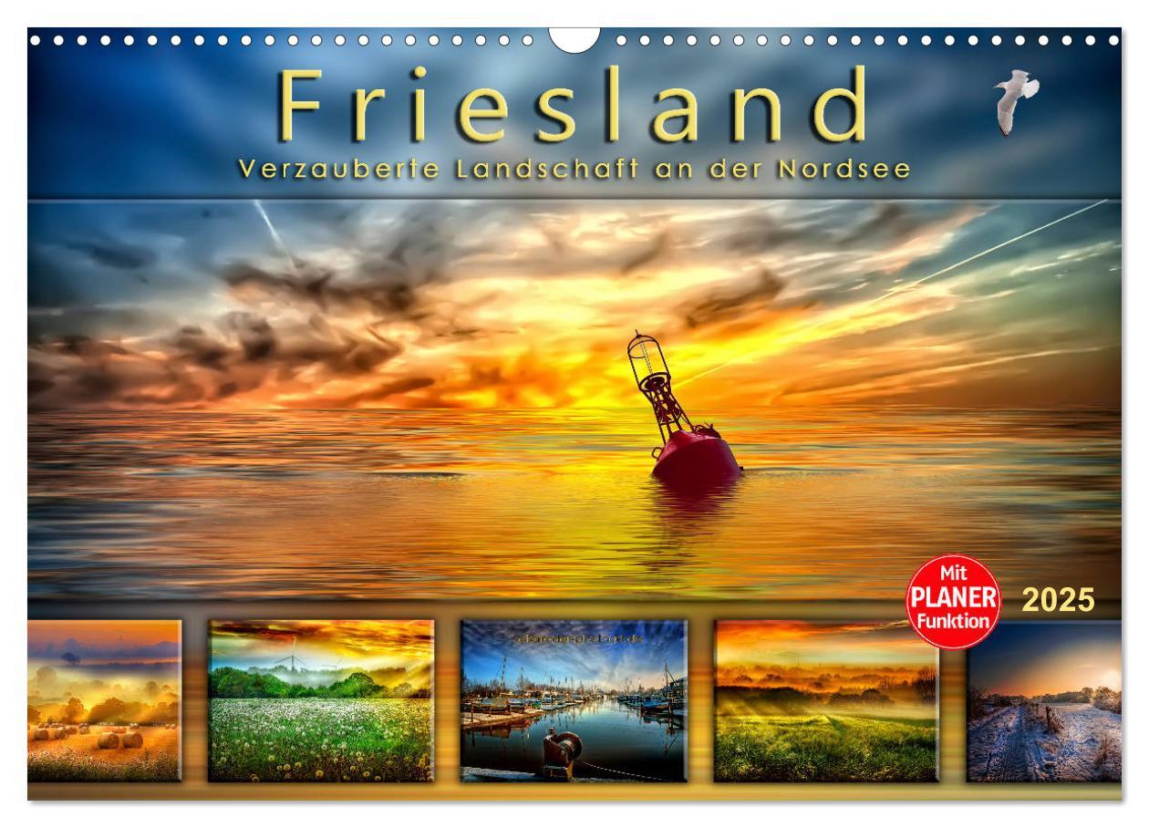 Cover: 9783435791828 | Friesland, verzauberte Landschaft an der Nordsee (Wandkalender 2025...