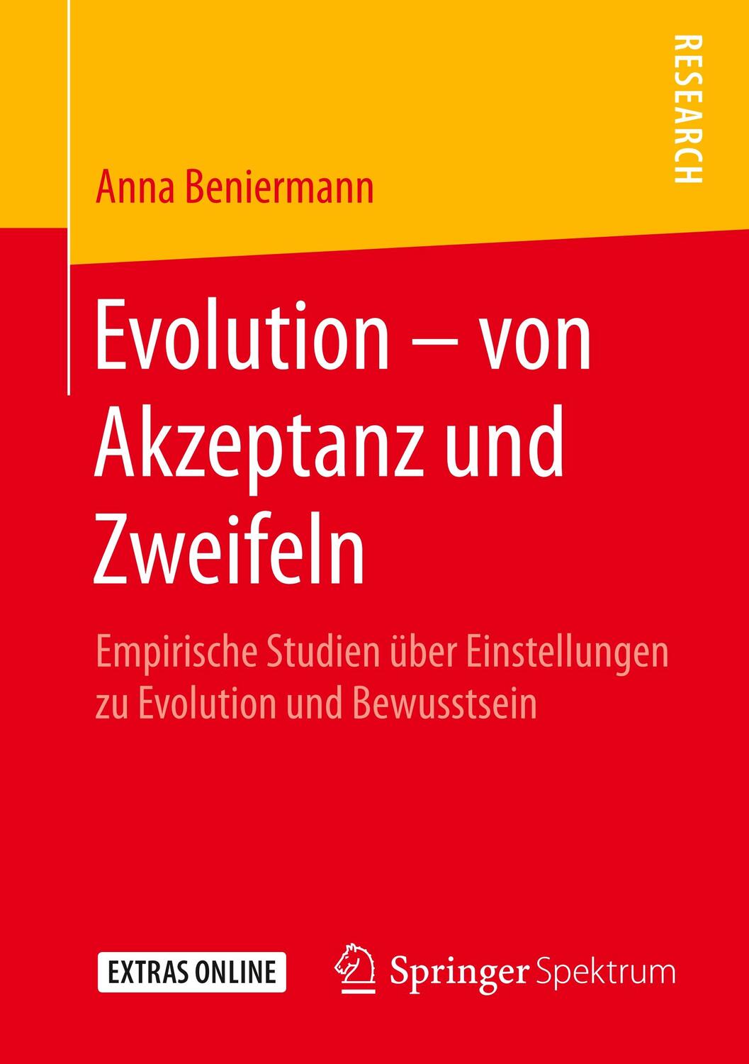 Cover: 9783658241049 | Evolution ¿ von Akzeptanz und Zweifeln | Anna Beniermann | Taschenbuch