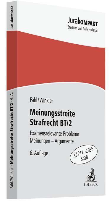 Cover: 9783406797729 | Meinungsstreite Strafrecht BT/2 | Christian Fahl (u. a.) | Taschenbuch